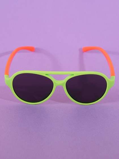 DukieKooky Unisex Kids
                      Aviator Sunglasses with Polarised and UV Protected
                      Lens DKSG514C