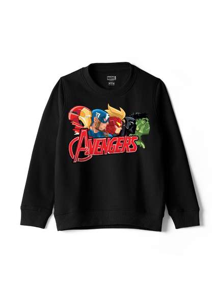 Wear Your Mind Boys
                    Cotton Printed Round Neck Long Sleeves Pullover
                    Sweatshirt