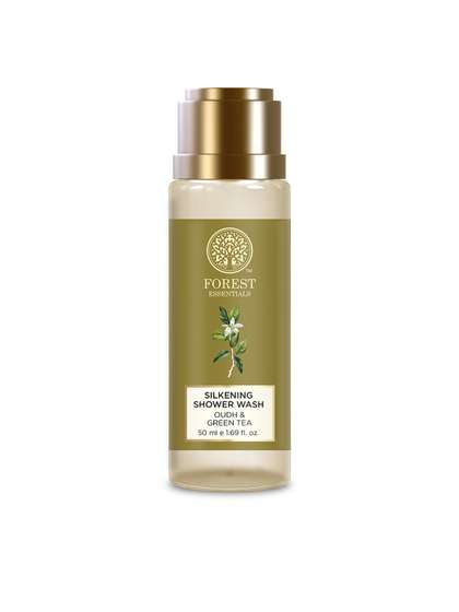 Forest Essentials
                      Travel Size Oudh & Green Tea Silkening Natural
                      Shower Wash - 50ml