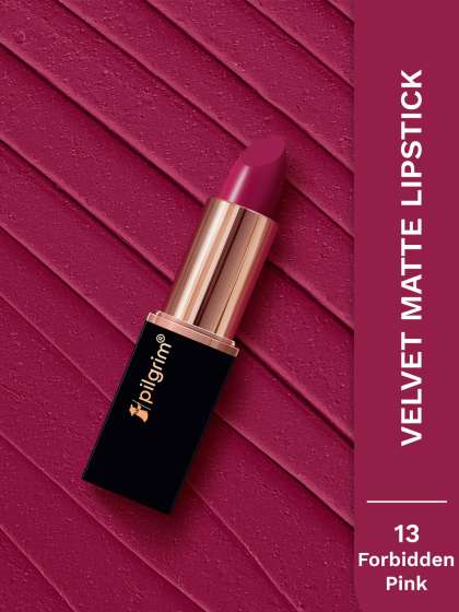 Pilgrim Matte Bullet Intense Colour Transferproof Smudgeproof Lipstick- Forbidden Pink 13