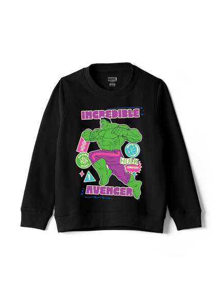 Wear Your Mind Boys
                    Avengers Printed Round Neck Long Sleeves Pullover
                    Sweatshirt