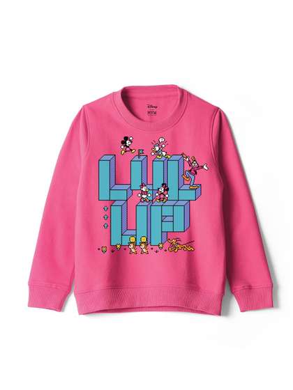 Wear Your Mind Girls
                    Graphic Printed Round Neck Sweatshirt