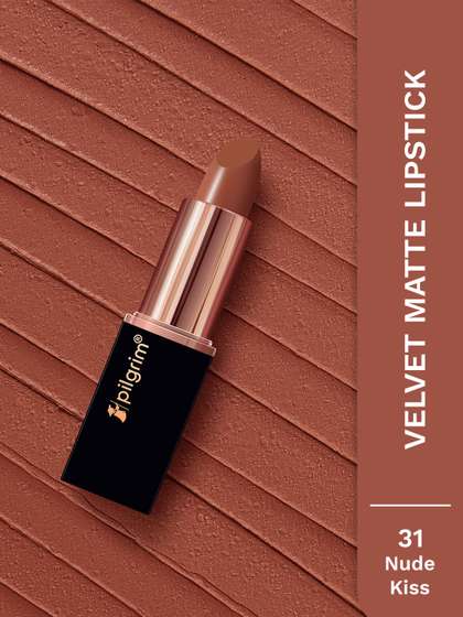 Pilgrim Matte Bullet
                        Intense Colour Transferproof & Smudgeproof
                        Lipstick - Nude Kiss 31