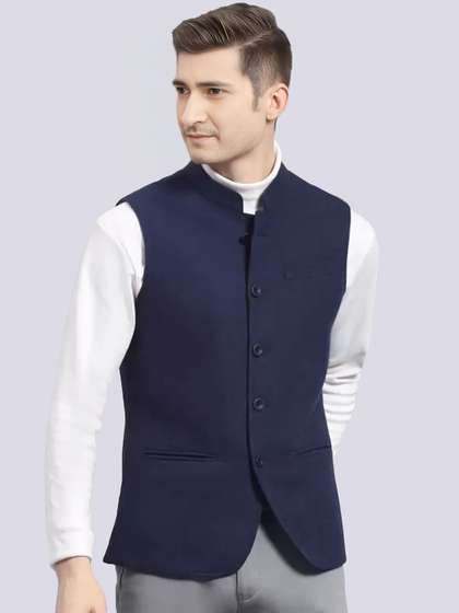 BAESD Mandarin Collar Nehru Jacket