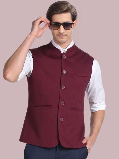 BAESD Mandarin Collar Nehru Jacket