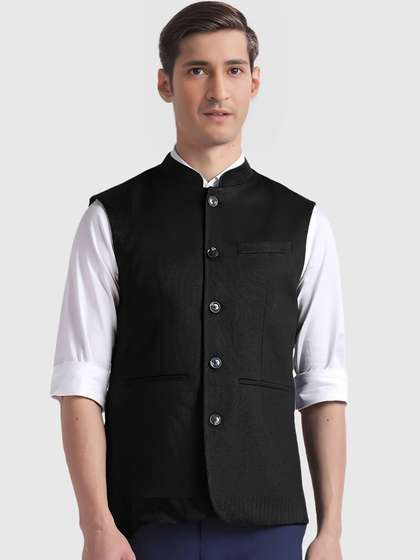BAESD Mandarin Collar Nehru Jacket