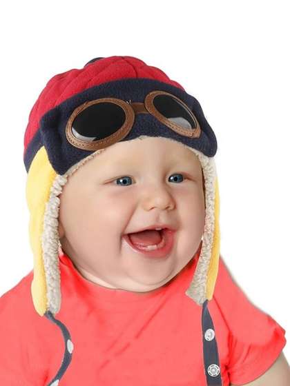EL REGALO Kids
                    Colourblocked Woollen Beanie