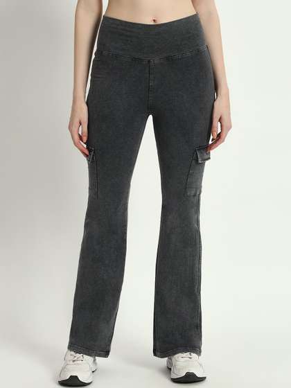 MKH Women Bootcut Cargos Trousers