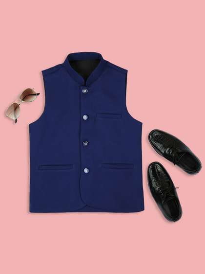 YK Boys Sleeveless Nehru Jackets