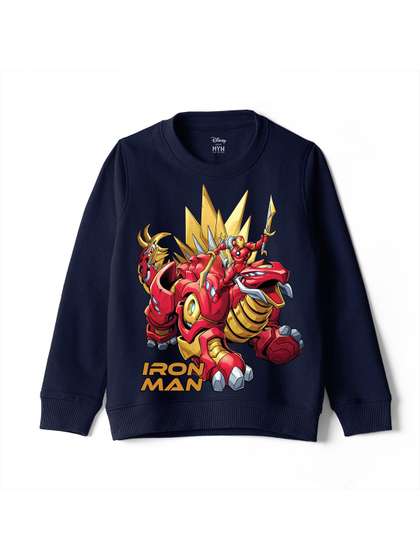 Wear Your Mind Boys
                    Round Neck Printed Sweatshirt