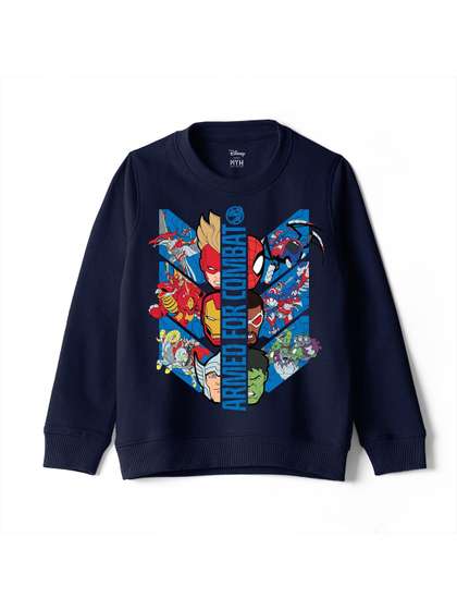 Wear Your Mind Boys
                    Printed Pullover Sweatshirt