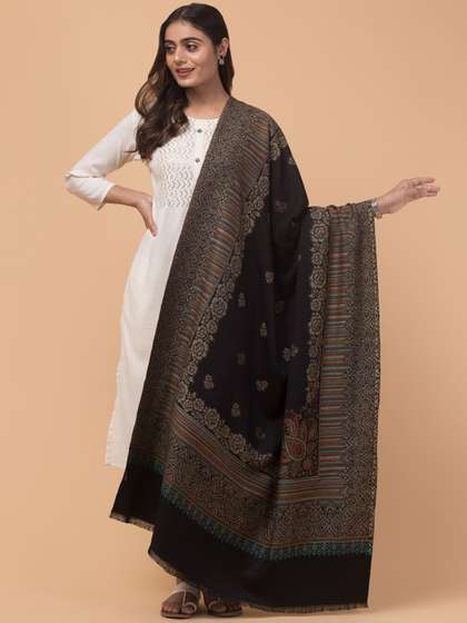 Tweedle Woven Design Acrylic Shawl