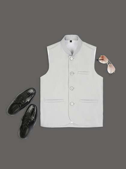 YK Boys Sleeveless Nehru Jackets