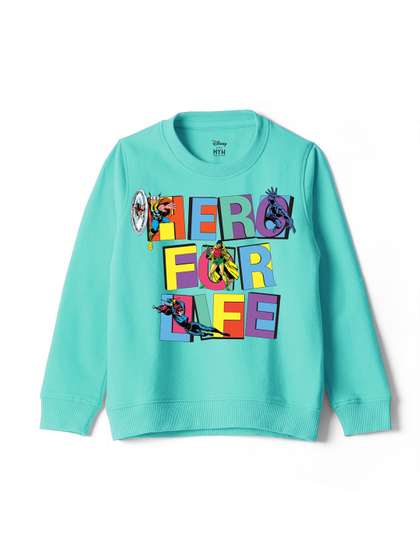 Wear Your Mind Boys
                    Graphic Printed Round Neck Long Sleeves Sweatshirt