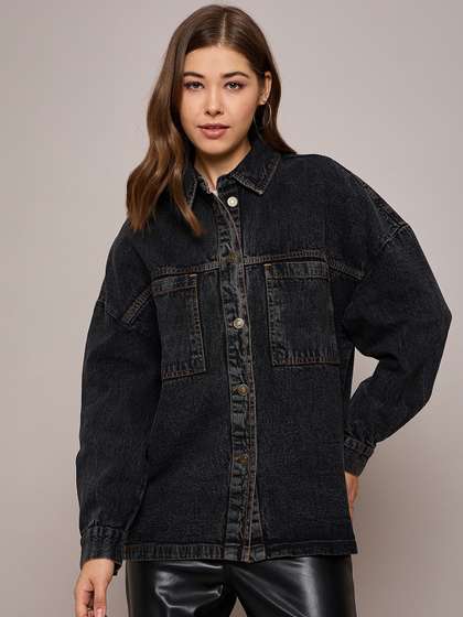 SASSAFRAS BASICS
                        Women Longline Denim Jacket