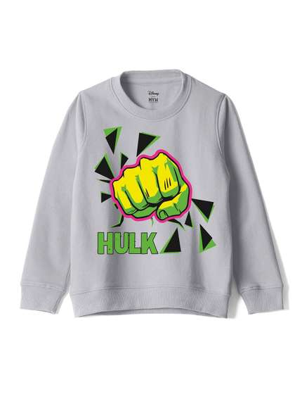 Wear Your Mind Boys
                      Printed Round Neck Pullover Sweatshirt