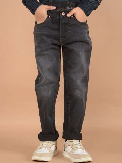 Crimsoune Club Boys
                      Slim Fit Heavy Fade Stretchable Jeans