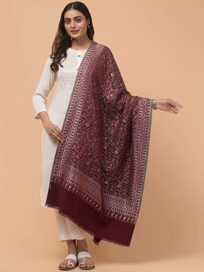 Tweedle Woven Design Acrylic Shawl