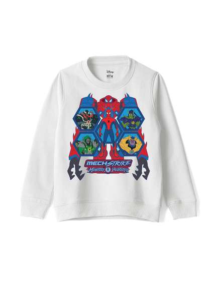 Wear Your Mind Boys
                    Printed Pullover Sweatshirt