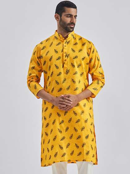 VASTRAMAY Men Ethnic Motifs Printed Kurta