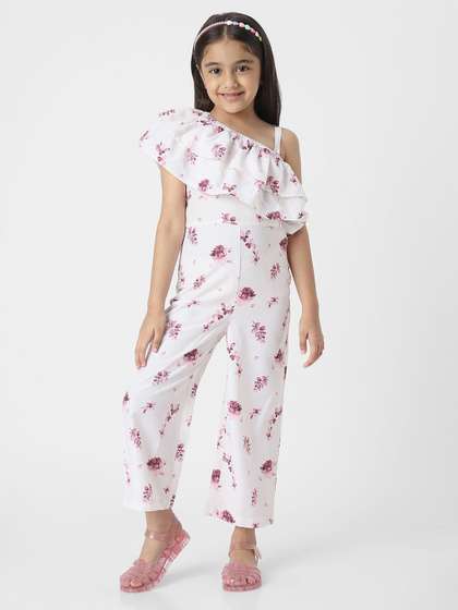 Nauti Nati Girls Printed
                    Jumpsuit