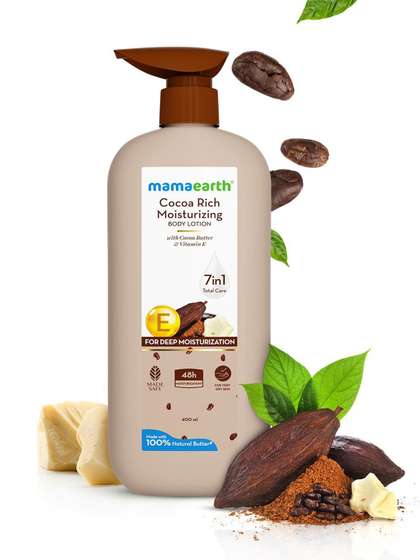 Mamaearth Cocoa
                          Rich Moisturizing Body Lotion with Cocoa
                          Butter & Vitamin E - 400ml