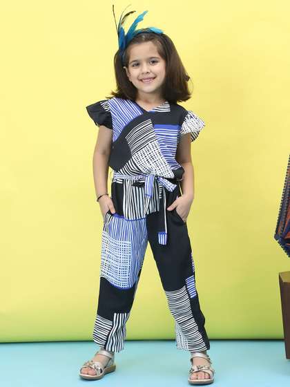 Baawri Girls Printed
                    Basic Jumpsuit