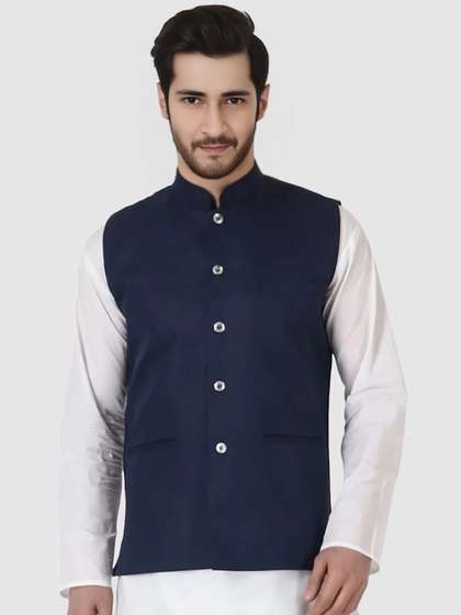 BAESD Mandarin Collar Nehru Jacket