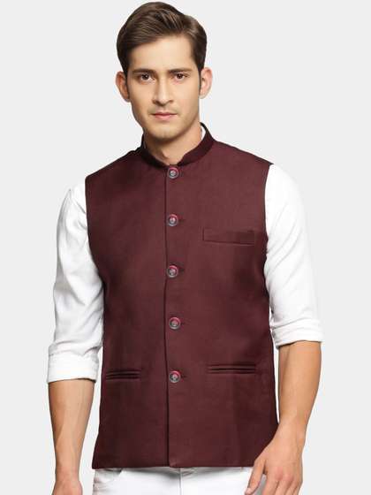 BAESD Mandarin Collar Nehru Jacket