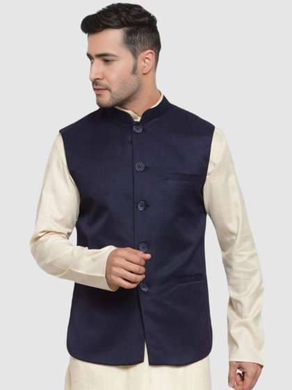 BAESD Mandarin Collar Nehru Jacket