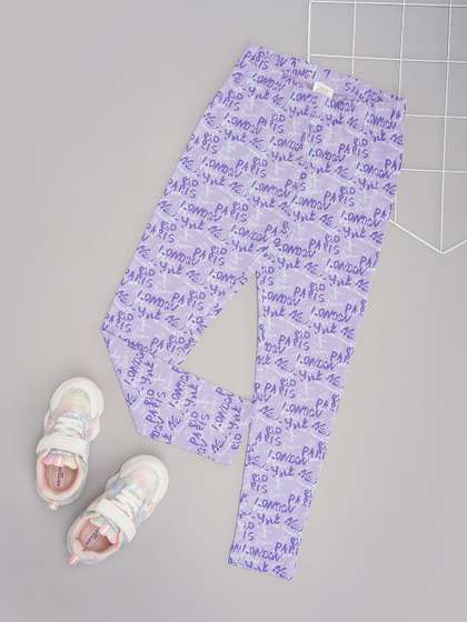 Pantaloons Junior Girls
                    Printed Ankle-Length Leggings
