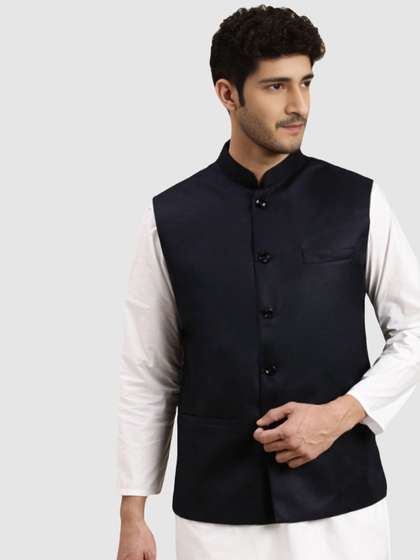 BAESD Mandarin Collar Nehru Jacket