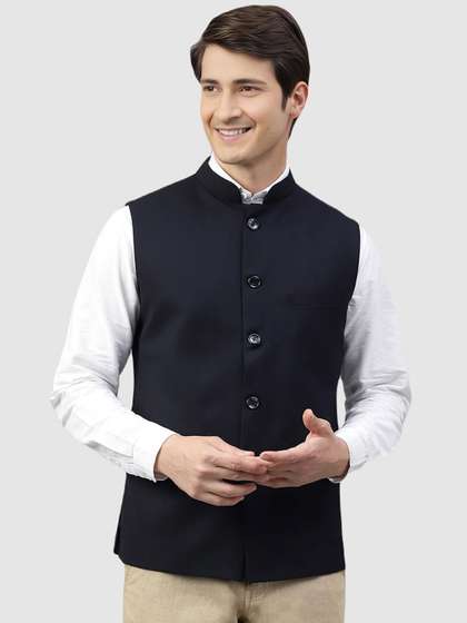 BAESD Mandarin Collar Nehru Jacket