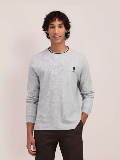 Price History of Polo Men Solid Slim Fit T-shirt from