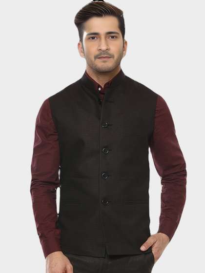 BAESD Mandarin Collar Nehru Jacket