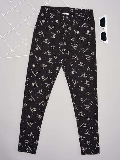 Pantaloons Junior Girls
                    Printed Ankle-Length Leggings
