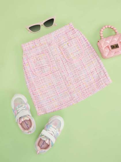 Pantaloons Junior Girls A-Line Mini Skirts