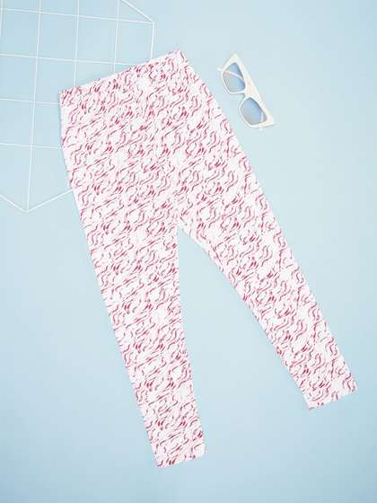 Pantaloons Junior Girls
                    Cotton Printed Ankle- Length Leggings