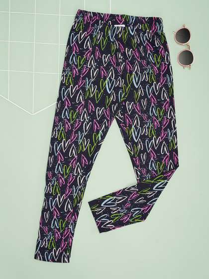 Pantaloons Junior Girls
                    Printed Ankle-Length Leggings