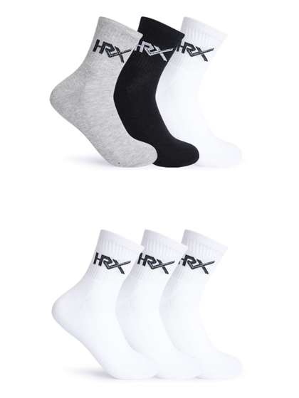 HRX by Hrithik Roshan
                    Unisex Pack Of 6 Ankle-Length Socks