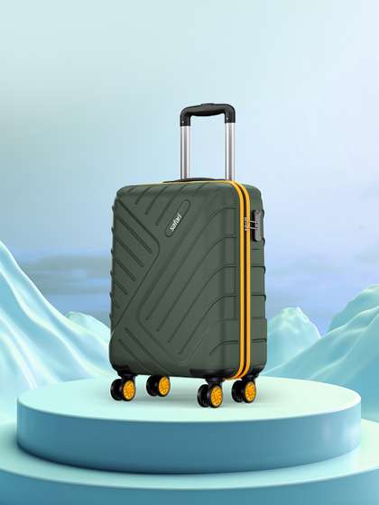 Safari Accent 8
                        wheel Hard Cabin Trolley Suitcase