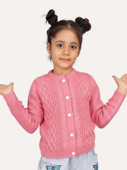JoE Hazel Girls Winters
                    Cable Knit