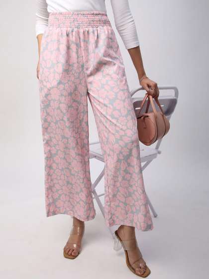 Mystere Paris Women Printed Palazzos