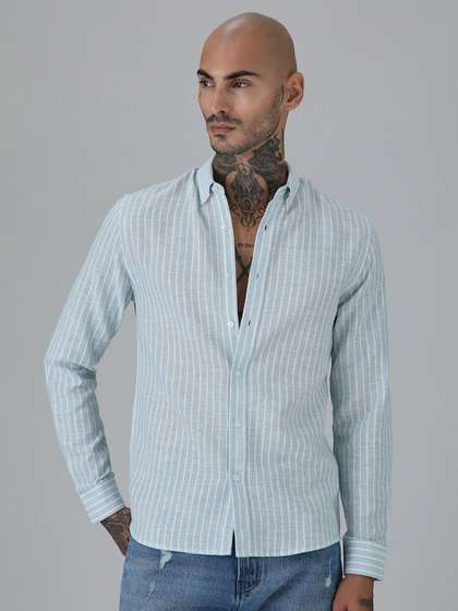 Banana Club Men
                        Classic Slim Fit Semi Sheer Striped Casual
                        Shirt