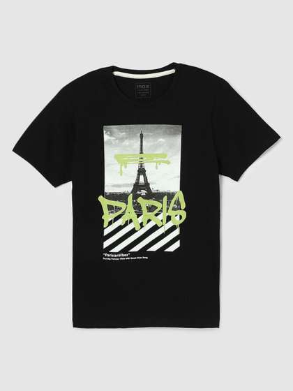 max Boys Graphic Printed Round Neck Cotton T-shirt