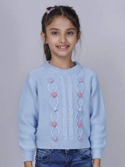 JoE Hazel Girls Cable
                    Knit Pullover