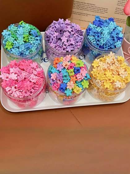 LYTIX Girls Set Of 20
                    Whimsical Floral Hair Clips - Assorted