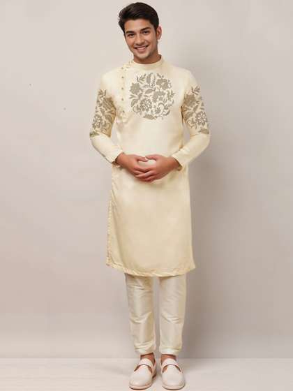 DEVOILER Printed Cotton Straight Kurta