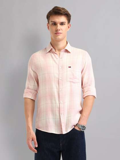 AD By Arvind Men
                        Spread Collar Tartan Checked Cotton Slim Fit
                        Casual Shirt