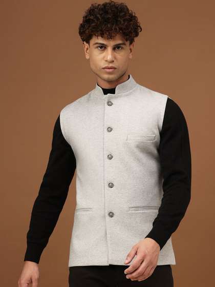 Richlook Woven Nehru Jackets